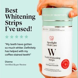 SPOTLIGHT ORAL CARE TEETH WHITENING STRIP KIT (NEW WITH TAGS)